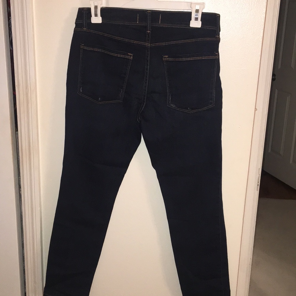 Free people dark wash crop skinny jeans size 30 - Picture 3 of 5